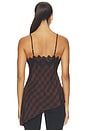 view 5 of 6 Laura Top in Brown Plaid