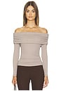 view 1 of 5 Diamante Top in Brown Gingham