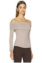 view 2 of 5 Diamante Top in Brown Gingham