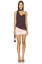 view 6 of 5 Adrie Top in Brown Polka Dot