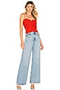 view 4 of 4 Riley Top in Coral Red