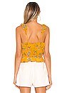 view 3 of 4 Donna Top in Marigold Multi Floral