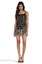 view 2 of 6 Madeleine Mixed Prints Lace Dress in Black Multi