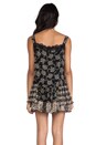 view 4 of 6 Madeleine Mixed Prints Lace Dress in Black Multi