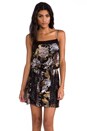 view 1 of 7 RUNWAY Nuits De Paris Sequin Mesh and Lace Dress in Black Multi