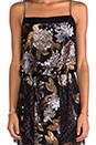 view 5 of 7 RUNWAY Nuits De Paris Sequin Mesh and Lace Dress in Black Multi