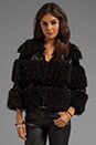 view 2 of 6 RUNWAY Mongolian Faux Fur Jacket in Black