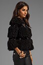 view 3 of 6 RUNWAY Mongolian Faux Fur Jacket in Black