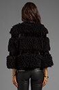 view 4 of 6 RUNWAY Mongolian Faux Fur Jacket in Black