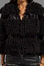 view 5 of 6 RUNWAY Mongolian Faux Fur Jacket in Black