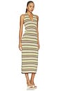 view 2 of 4 MAXIVESTIDO AJUSTADO CAPE TOWN in 70's Stripe