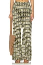 view 1 of 6 PANTALONES ST. BARTS in Navy & Gold Link Print