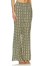 view 2 of 6 PANTALONES ST. BARTS in Navy & Gold Link Print