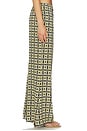 view 3 of 6 PANTALONES ST. BARTS in Navy & Gold Link Print