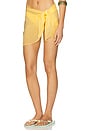 view 3 of 6 Sicily Sarong in Lemon Sorbet