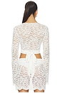 view 3 of 4 X Gigi & Olive Palm Island Lace Top in Bridal White