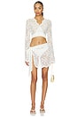 view 4 of 4 X Gigi & Olive Palm Island Lace Top in Bridal White