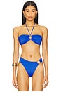 view 1 of 4 Acapulco Bikini Top in Sicilian Blue