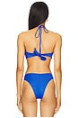view 3 of 4 Acapulco Bikini Top in Sicilian Blue
