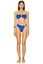 view 4 of 4 Acapulco Bikini Top in Sicilian Blue