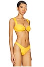view 2 of 4 Cannes Bikini Top in Lemon Sorbet