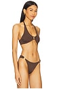 view 2 of 4 Sorrento Bikini Top in Espresso