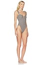 view 2 of 4 Cannes One Piece in Ivy Green Geo Print