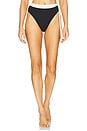 view 1 of 5 Tahiti Bikini Bottom in Black & Ivory