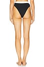 view 4 of 5 Tahiti Bikini Bottom in Black & Ivory