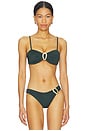 view 1 of 4 Cabo Verde Bikini Top in Ivy Green