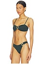 view 2 of 4 Cabo Verde Bikini Top in Ivy Green