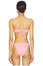view 3 of 4 HAUT DE MAILLOT DE BAIN CANNES in Ice Pink