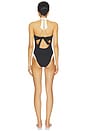 view 3 of 3 Cote D'azur One Piece in Black & Ivory