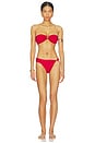 view 4 of 4 Formentera Bikini Bottom in Red