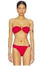 view 1 of 4 HAUT DE MAILLOT DE BAIN FORMENTERA in Red