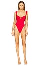 view 1 of 3 Cannes One Piece Swimsuit in Red