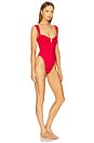 view 2 of 3 Cannes One Piece Swimsuit in Red
