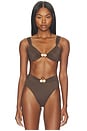 view 1 of 4 TOP BIKINI ISOLA in Espresso