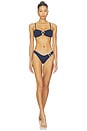 view 4 of 6 BRAGUITA BIKINI CABO in French Navy Soft Touch