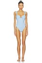view 1 of 3 MAILLOT DE BAIN 1 PIÈCE CANNES in Blue Mist