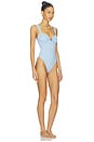 view 2 of 3 MAILLOT DE BAIN 1 PIÈCE CANNES in Blue Mist