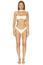 view 4 of 4 BAS DE MAILLOT DE BAIN CANNES in Bridal White
