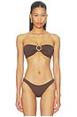 view 1 of 4 TOP BIKINI BANDA CAYMAN ISLAND in Espresso