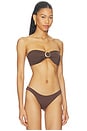 view 2 of 4 TOP BIKINI BANDA CAYMAN ISLAND in Espresso