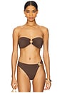 view 1 of 4 Acapulco Bikini Top in Espresso