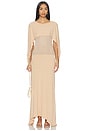 view 1 of 3 Evelyn Dress in Nude