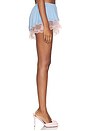 view 3 of 6 Misia Short in Powder Blue & Pink
