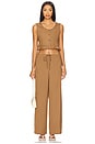 view 5 of 6 Costera Pant in Milk Chocolate