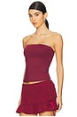 view 2 of 4 Capri Top in Burgundy
