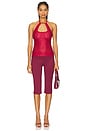 view 4 of 5 Kiss Kiss Halter Top in Red